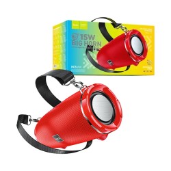 Altavoz Inalámbrico Deportivo Hoco HC5 Cool Enjoy FM/TF/AUX/USB 3600mAh BT V5.0 Rojo Altavoz Inalámbrico Deportivo Hoco HC5 Cool Enjoy FM/TF/AUX/USB 3600mAh BT V5.0 Rojo